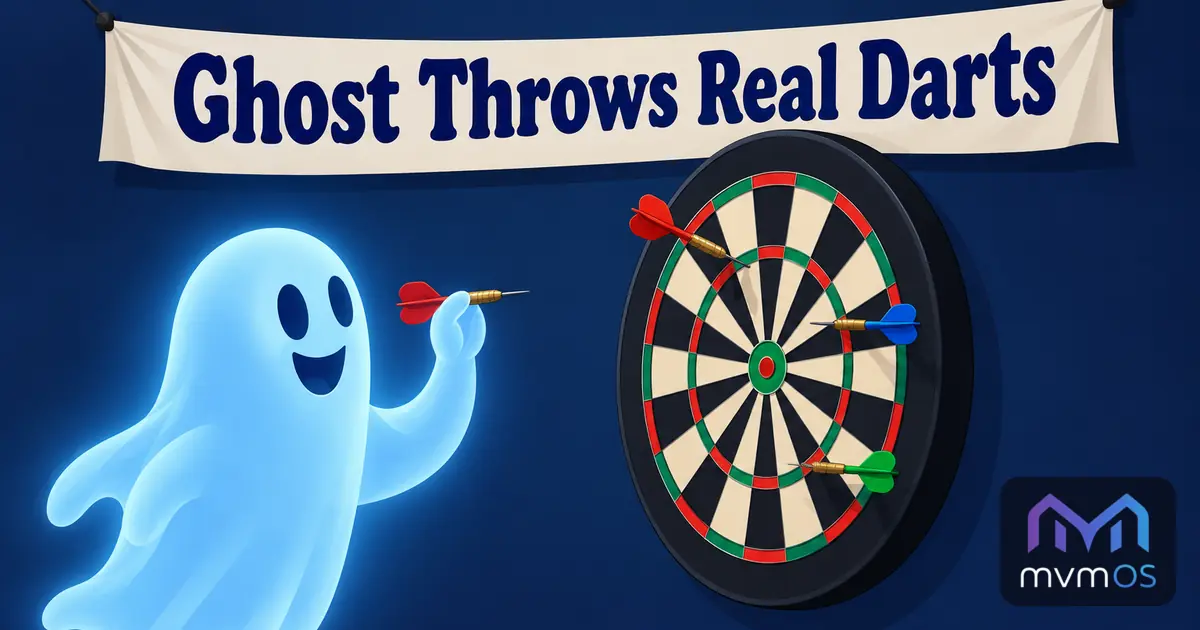 Ghost Throws Real Darts