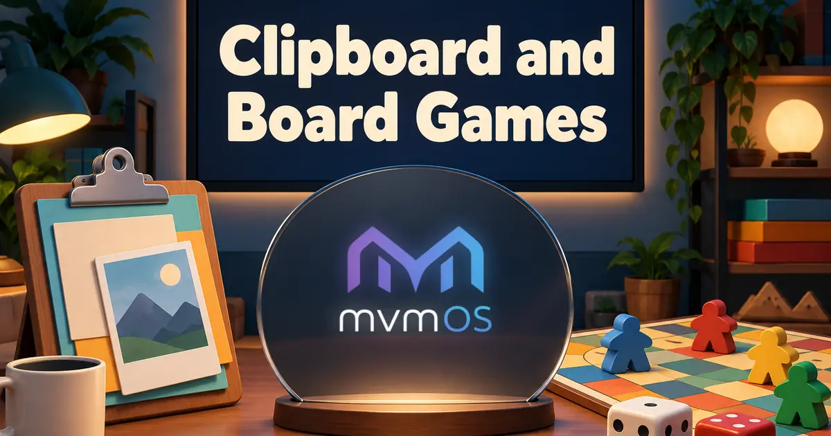 Clipboard and Board Games