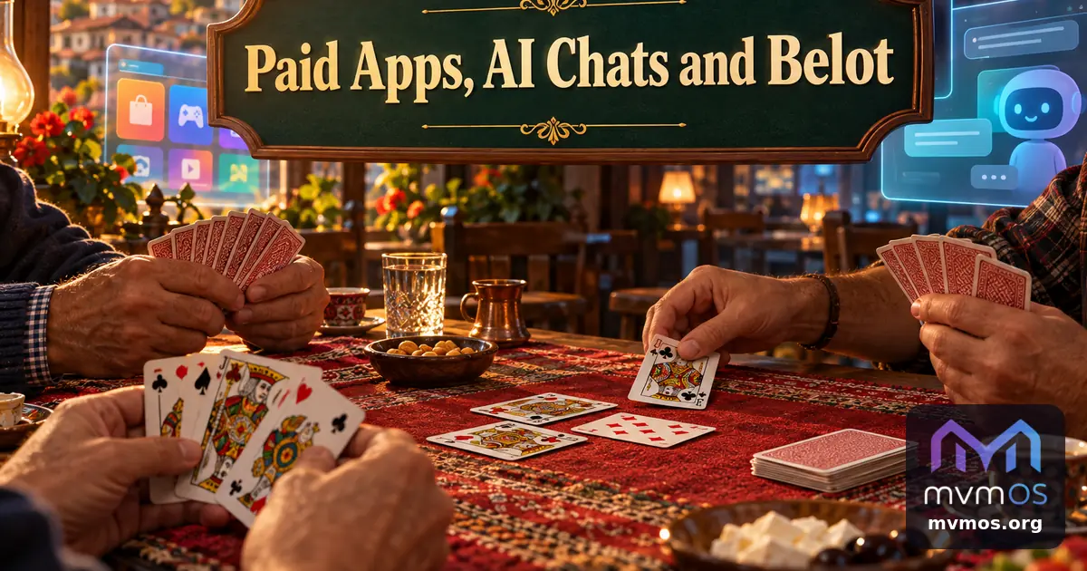 Paid Apps, AI Chats and Belot