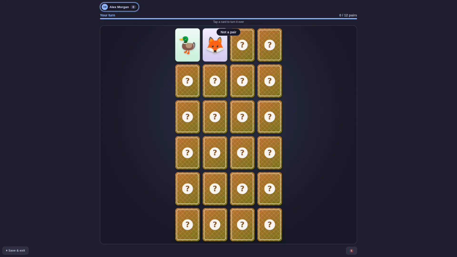 Remember the Pairs desktop screenshot 3