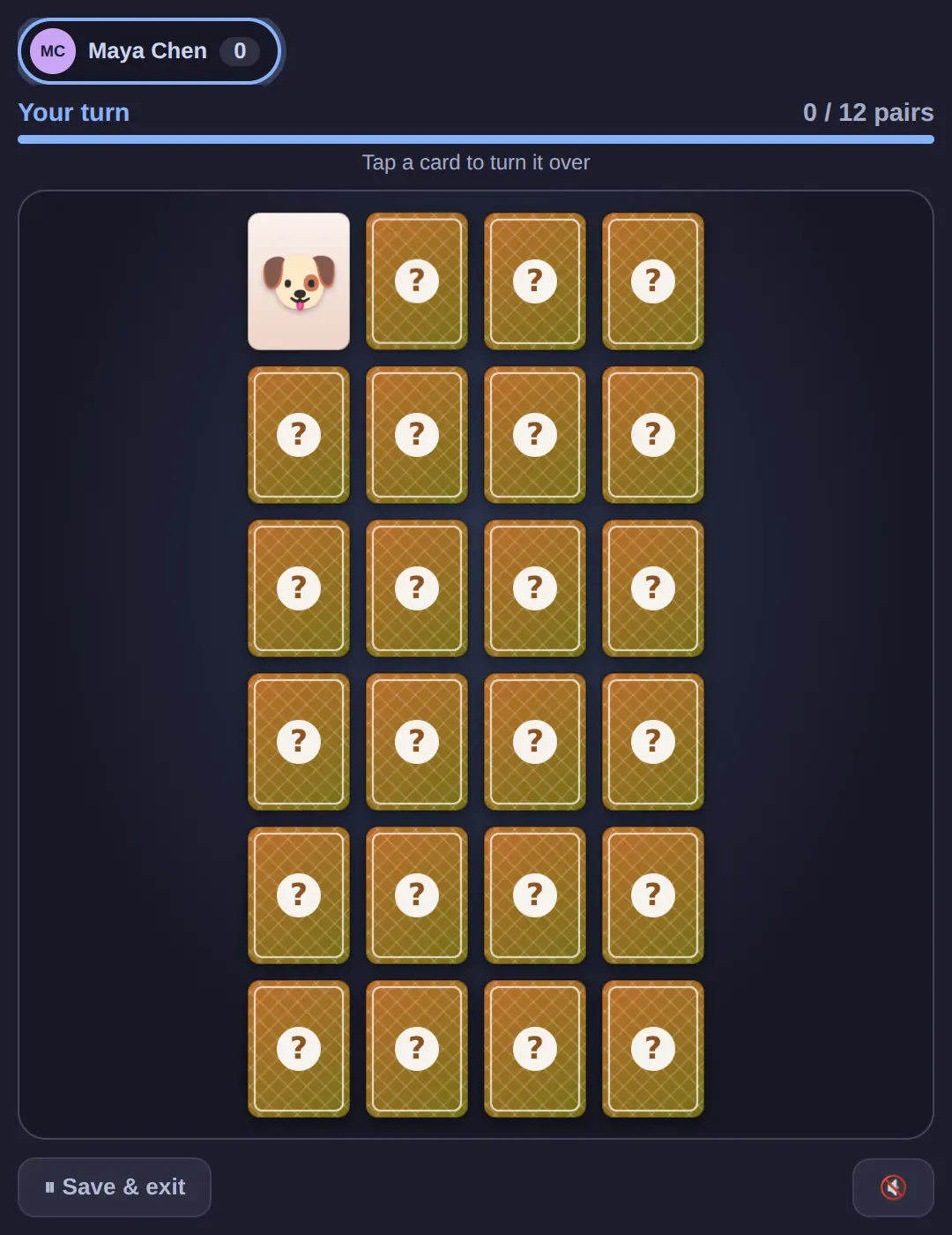 Remember the Pairs phone screenshot 2