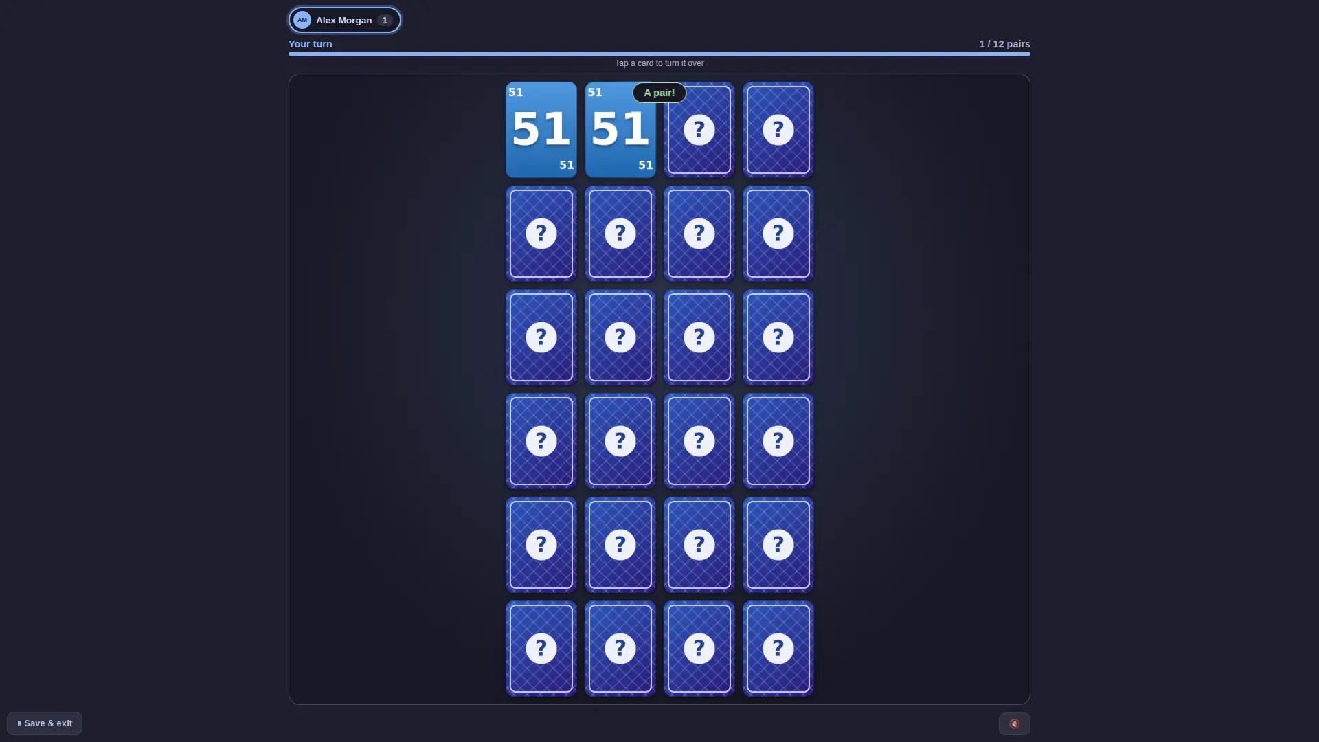 Remember the Pairs desktop screenshot 4