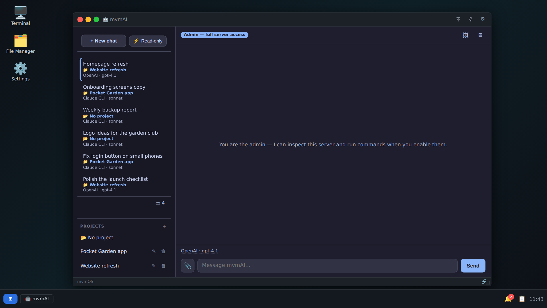 Every Project in One View desktop screenshot 1