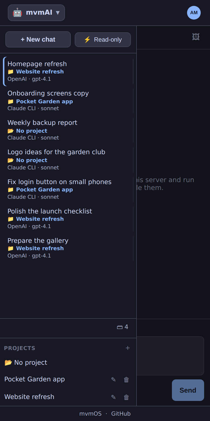 Every Project in One View phone screenshot 1