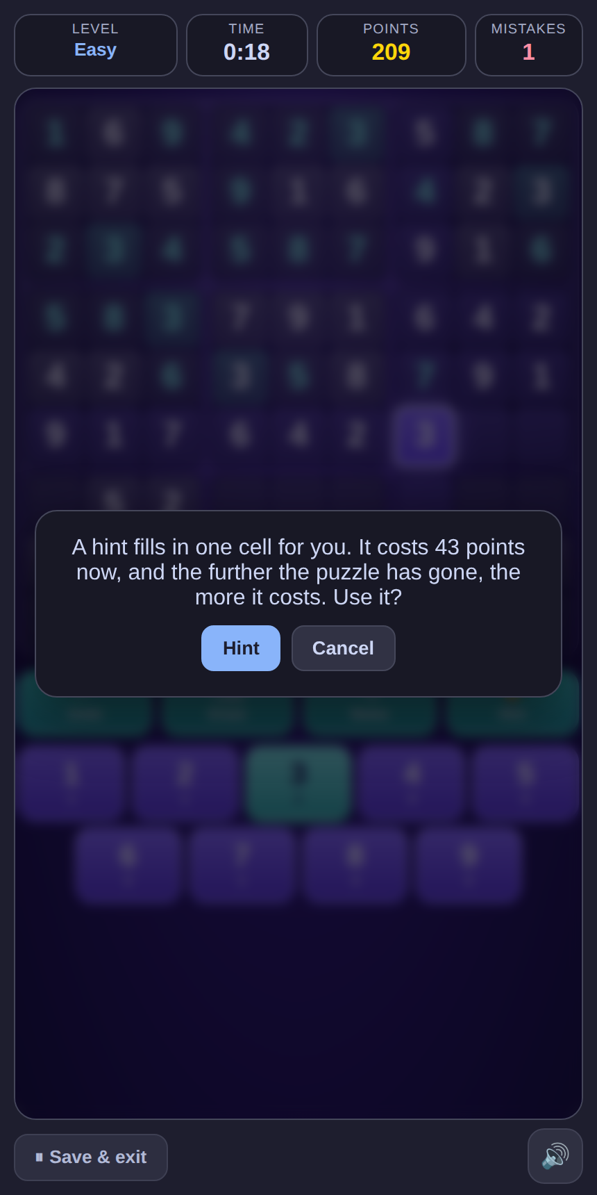 Sudoku phone screenshot 4