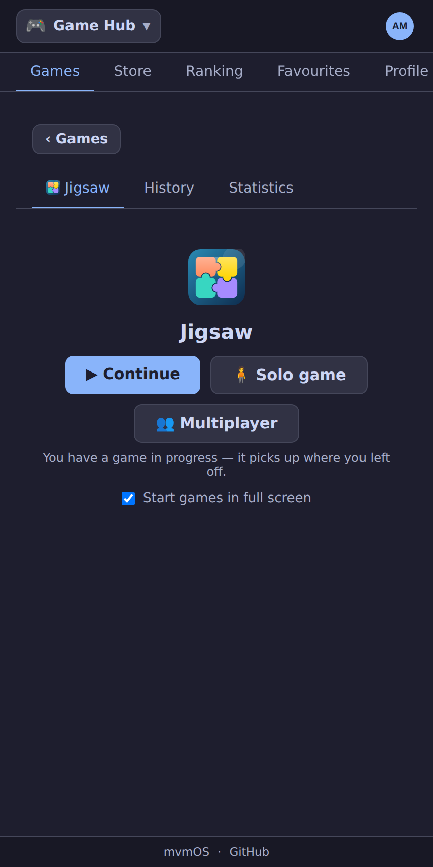 Games Fill the Screen phone screenshot 1