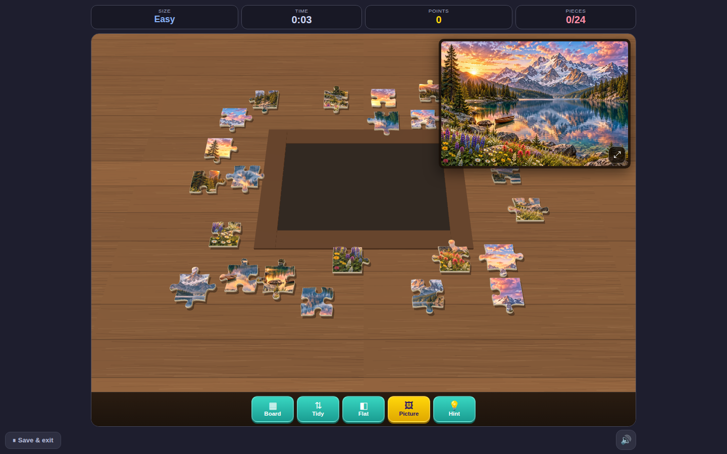 Jigsaw desktop screenshot 3