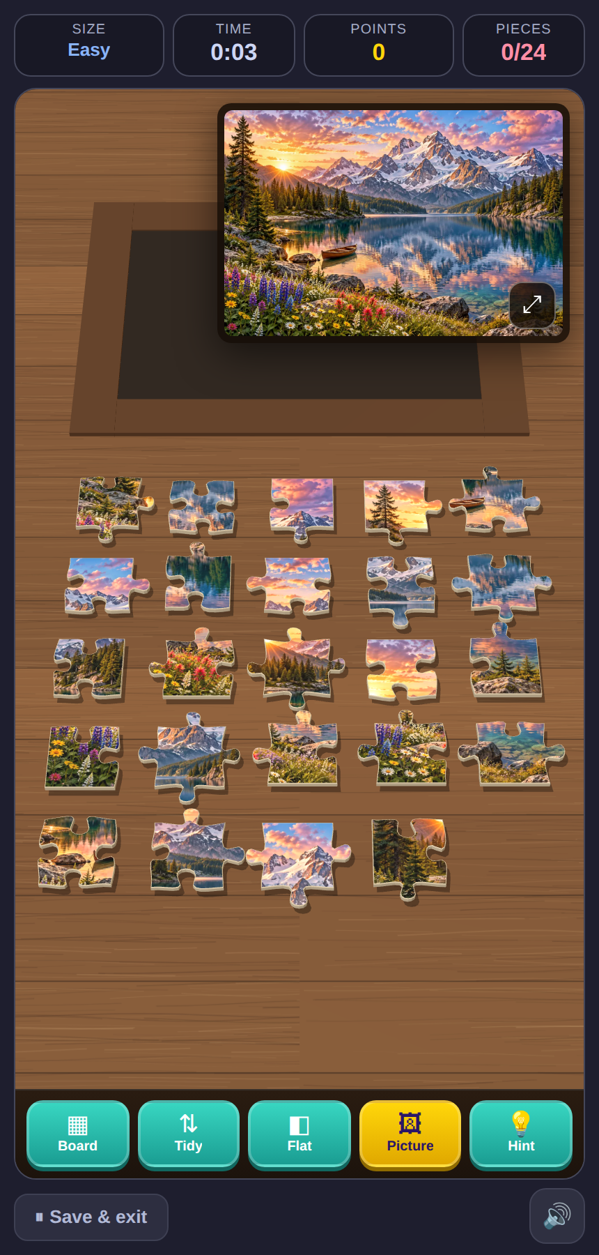 Jigsaw phone screenshot 3
