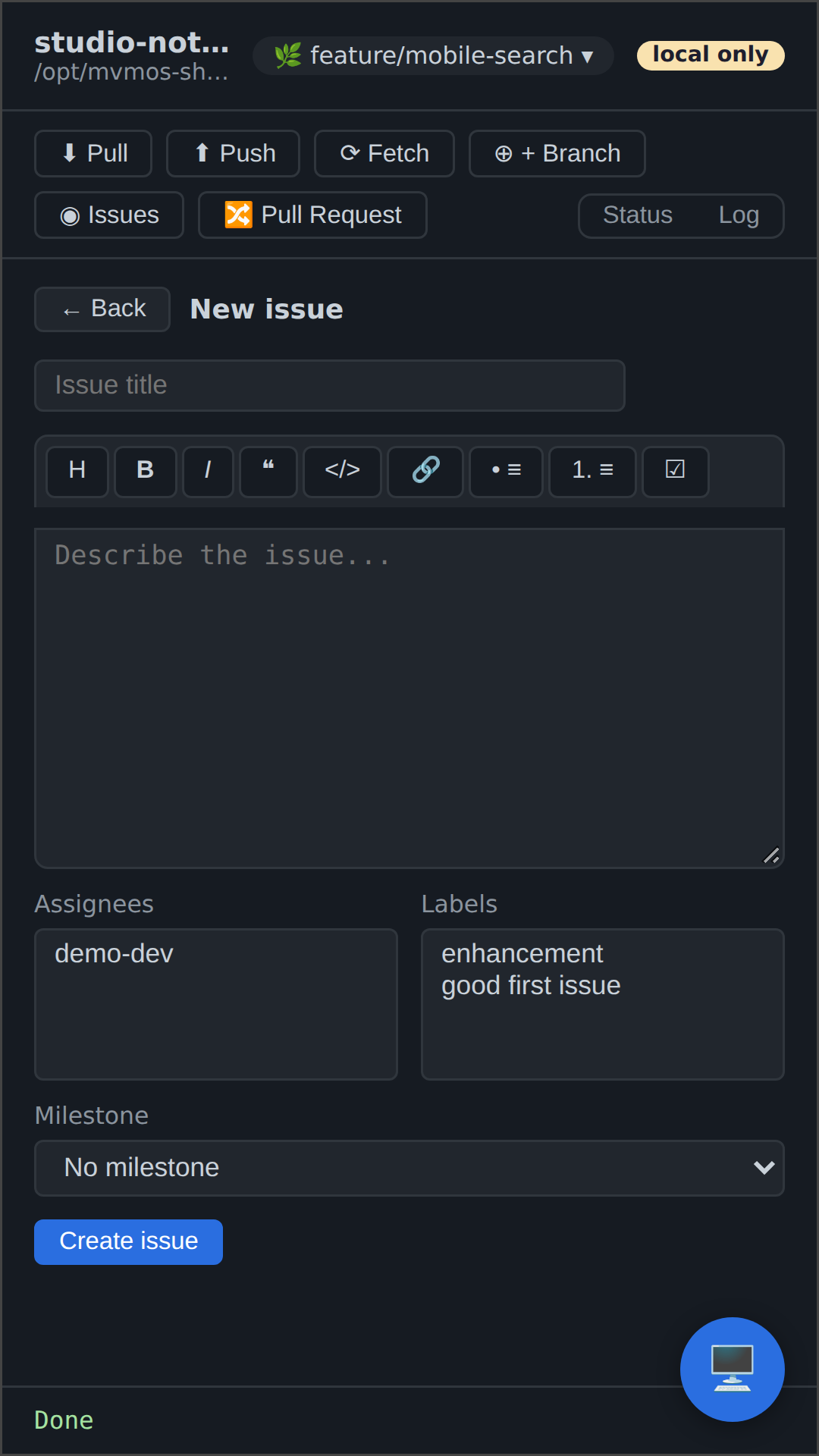 Git Manager phone screenshot 5